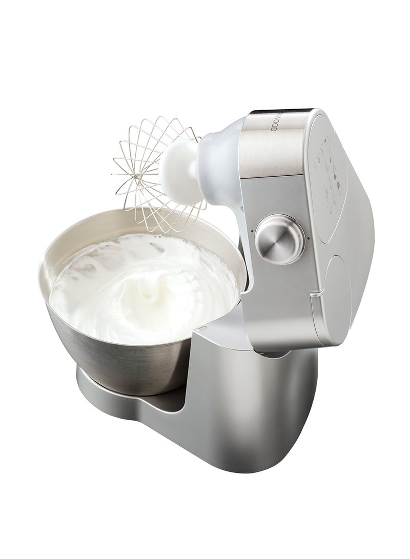 Kenwood Stand Mixer Kitchen Machine Prospero  With  Stainless Steel Bowl, K-Beater, Whisk, Dough Hook, Blender, Meat Grinder 4.3 L 900.0 W KM281SI Grey/Silver
