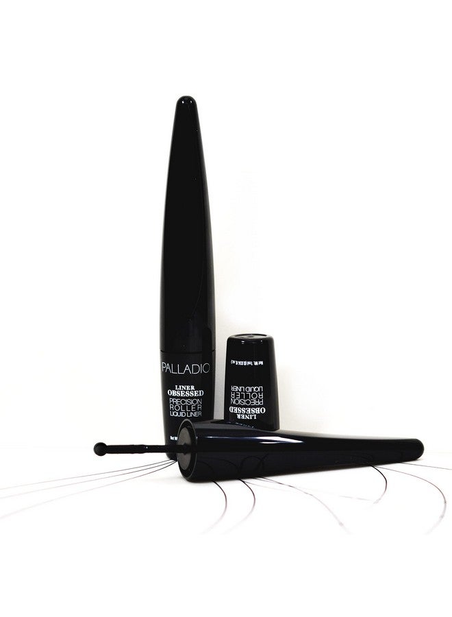 Liner Obsessed Precision Roller Liquid Eye Liner, Roll On Eyeliner, Precise And Sharp Lines, Designed To Apply Perfectly Straight Lines, Matte Black Finish, Quick Drying