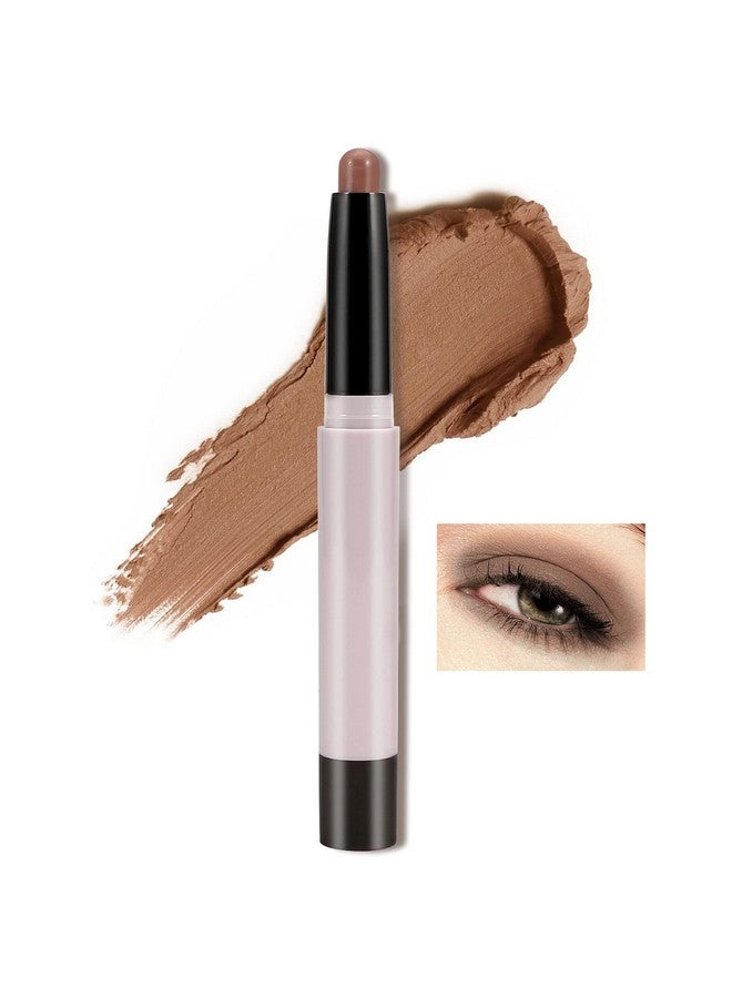 Matte Eyeshadow Stick, Waterproof Eye Shadow Pencil Creamy, Long Lasting Eyeshadow Makeup, Rich Color For Dimensional Eye Makeup