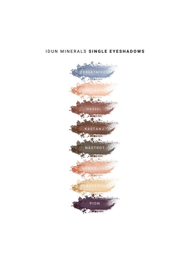 Mineral Single Eyeshadow Enhance Your Eyes With Perfect Touch Shimmery Shades To Matte Tones Ensure A Colortrue, Pigmented And Creaseresistant Result Kastanj 0.1 Oz