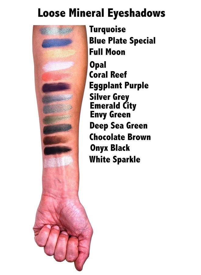 Color Shock By Pure Zivaª White Sparkle Vanilla Snowflake Light Loose Powder Mineral Glitter Single Pot Eyeshadow Dust Pigments; Talc, Paraben & Cruelty Free, No Animal Testing