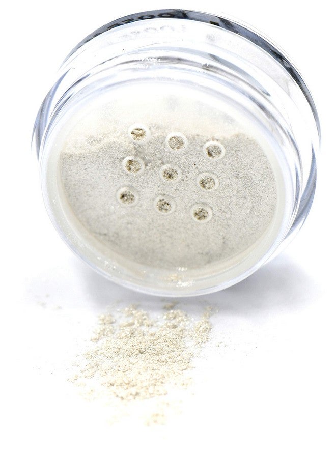 Color Shock By Pure Zivaª White Sparkle Vanilla Snowflake Light Loose Powder Mineral Glitter Single Pot Eyeshadow Dust Pigments; Talc, Paraben & Cruelty Free, No Animal Testing