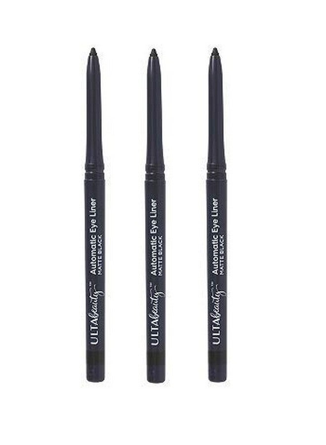 3 Pack Automatic Eyeliner. Matte Black . Size 0.01 Oz.