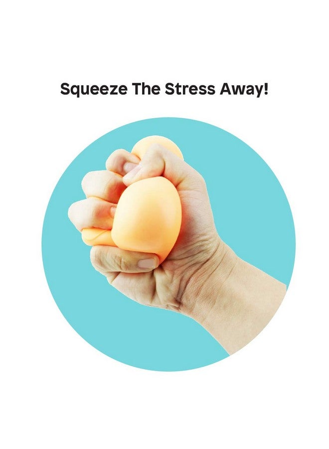 12 Pack Fidget Toys Latexfree Assorted Squishy Stress Ball Set Stress Relief Sensory Toy For Relieving Tension And Fidget Play Adhd ; Anxiety Aid For Kids, Teens, And Adults