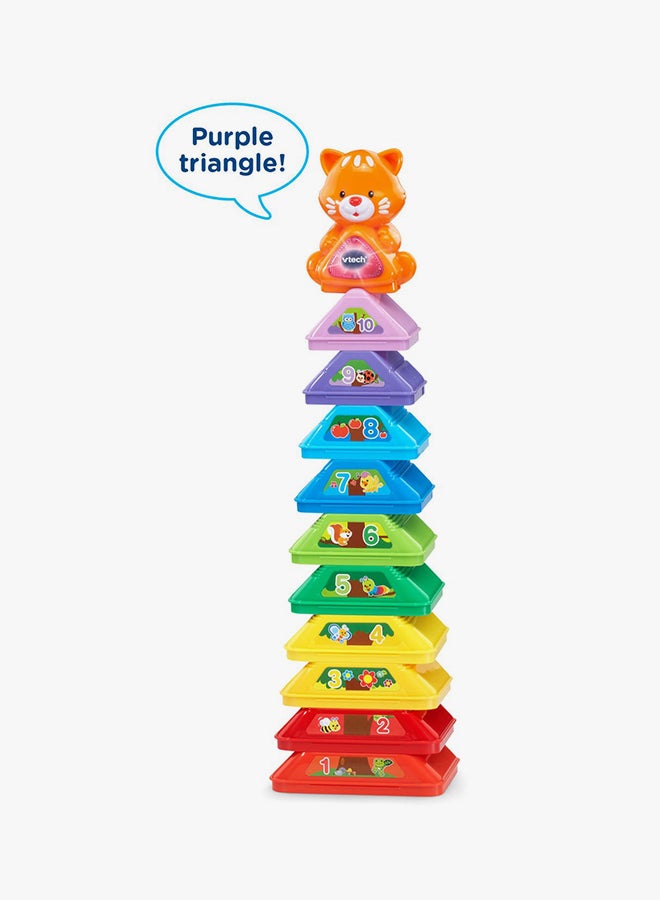 11-Piece Nest And Build Tree Stacker Toy 4.1x2.9x3.2inch