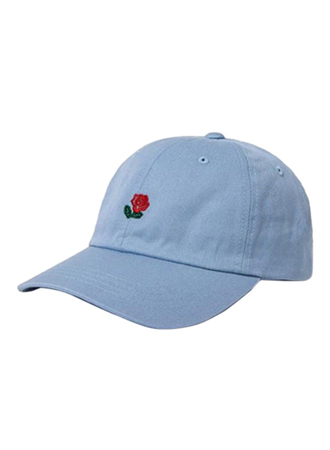 Embroidered Baseball Cap Blue