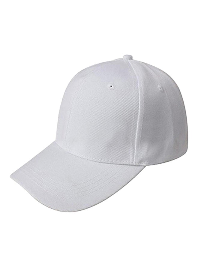 Baseball Snapback Cap White