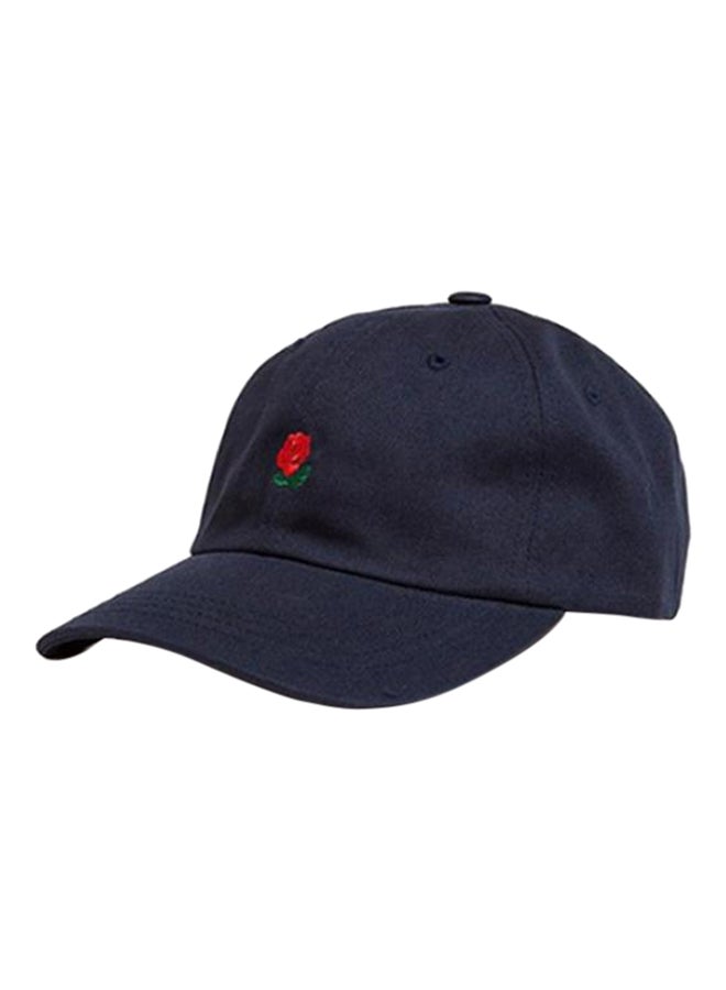 Embroidered Baseball Cap Navy Blue