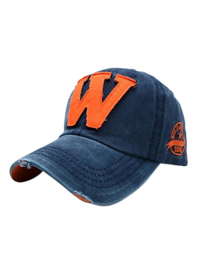 Embroidered Baseball Cap Blue
