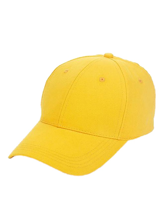Adjustable Sports Baseball Cap Yellow