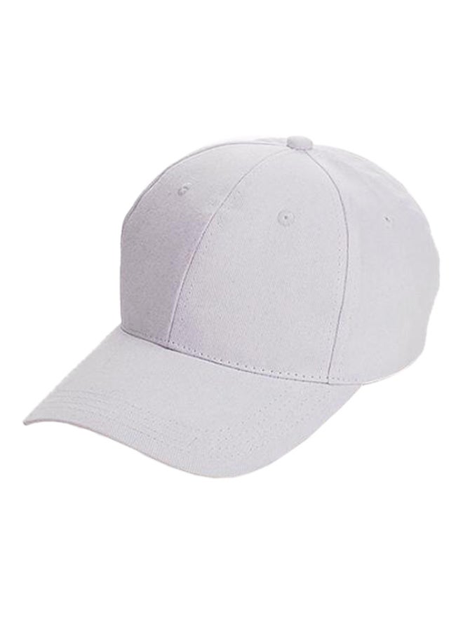 Adjustable Sports Baseball Cap White