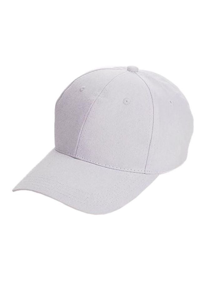 Adjustable Sports Baseball Cap White