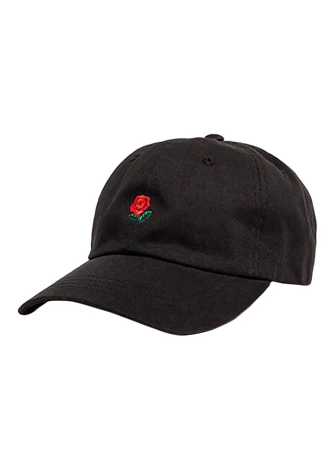 Embroidered Baseball Cap Black