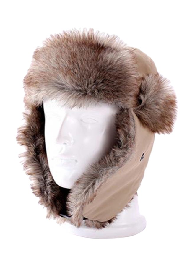 Earflap Mask And Snow Ski Winter Cap Khaki