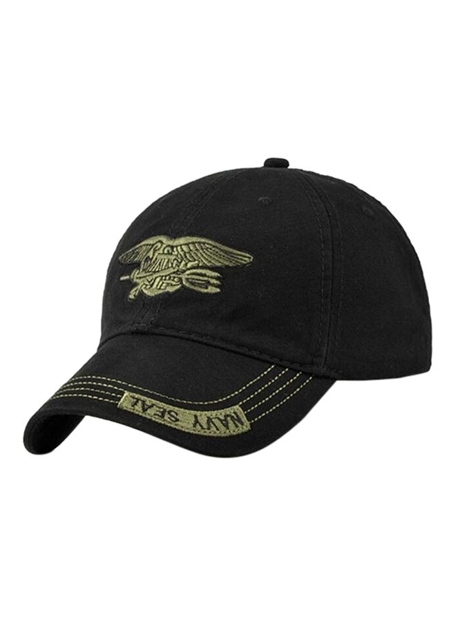 Military Adjustable Baseball Cap Black/Green
