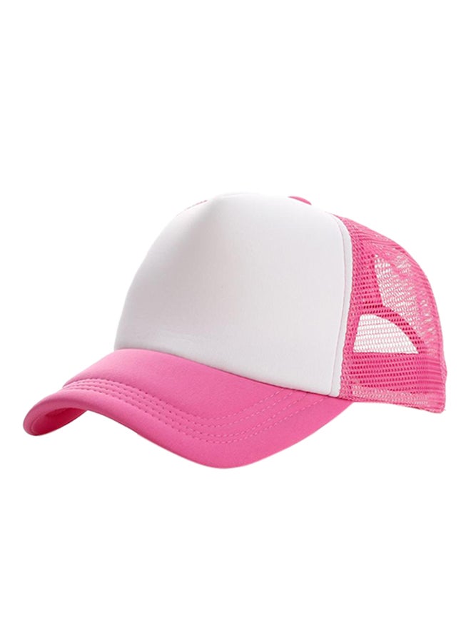 Snapback Cap Hot Pink/White