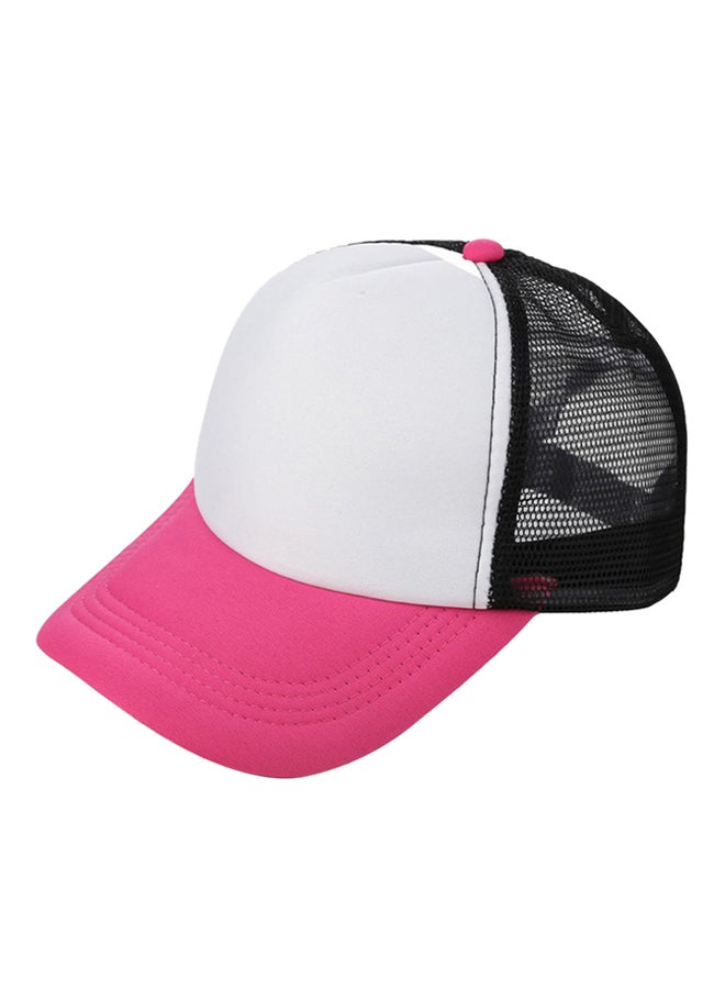 Outdoor Baseball Cap Pink/Black/White