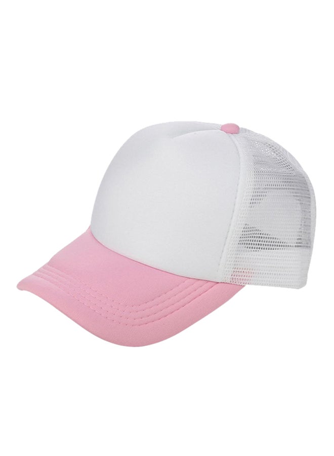 Outdoor Baseball Cap Pink/White