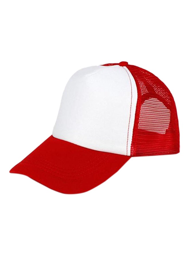 Baseball Cap White/Red