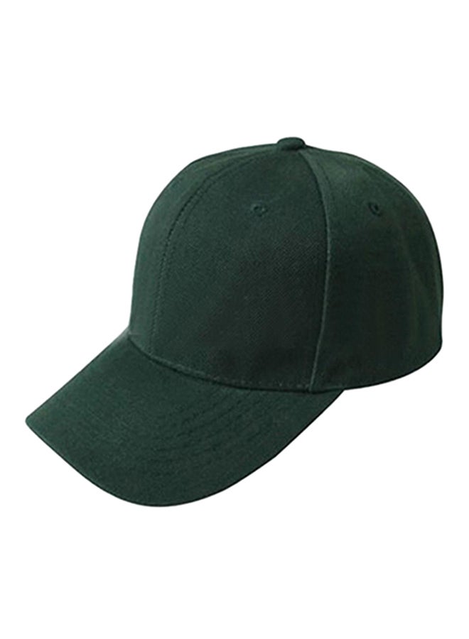 Baseball Snapback Cap Dark Green