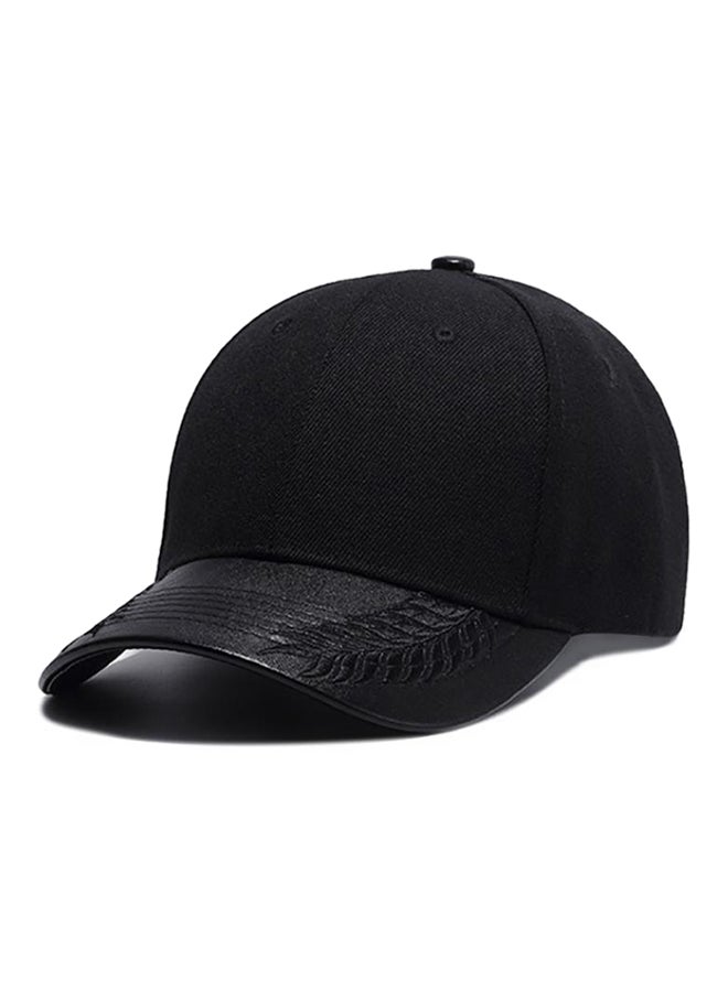 Plain Golf Cap Black