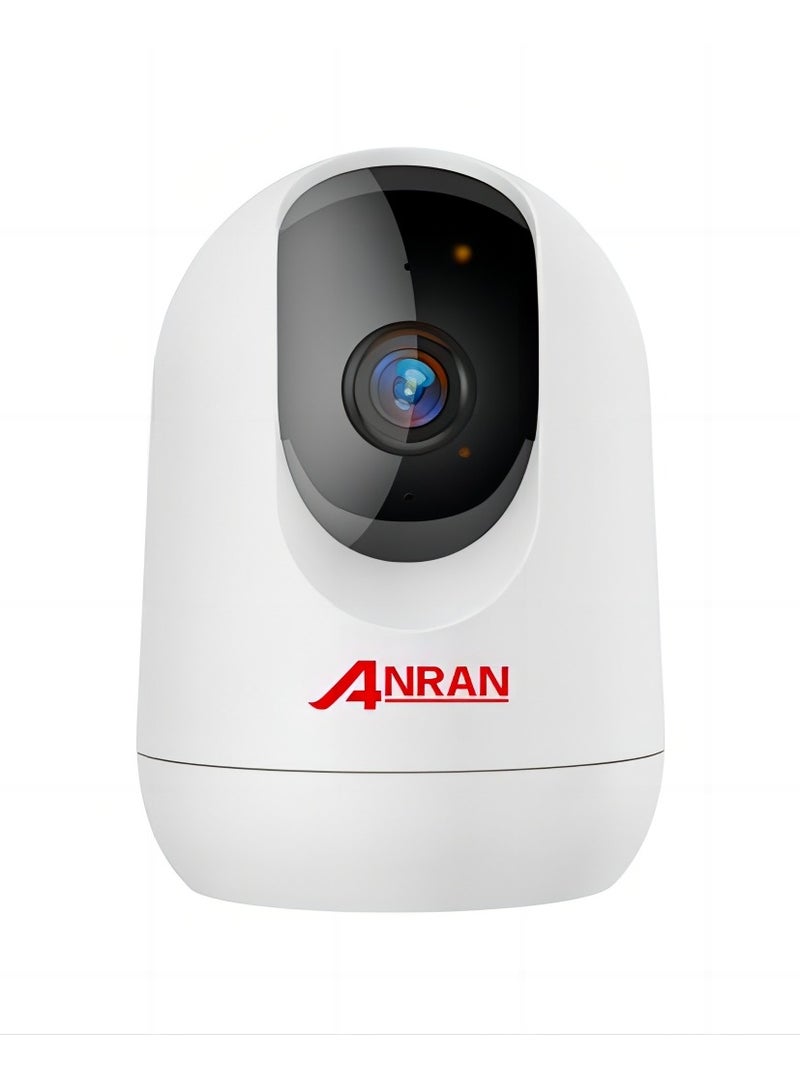 ANRAN Indoor security WiFi bullet PTZ camera, 2-Way audio,Remote control and motion detect alarm,Build in Motor , with 360°horizontal rotate ,Flexible installation with 3M tape,Support TF card record,
