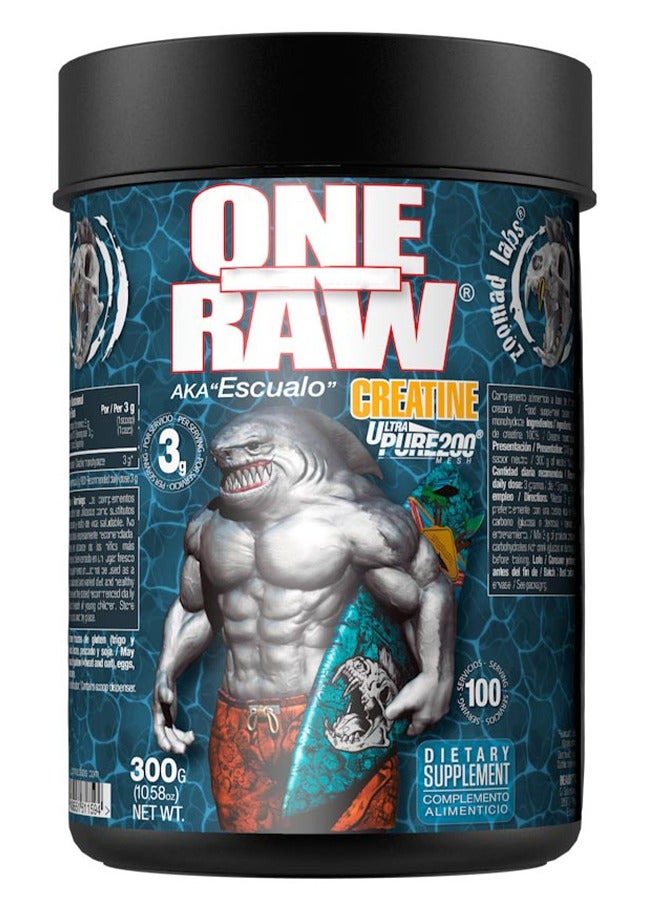 One Raw Creatine 300g Peach