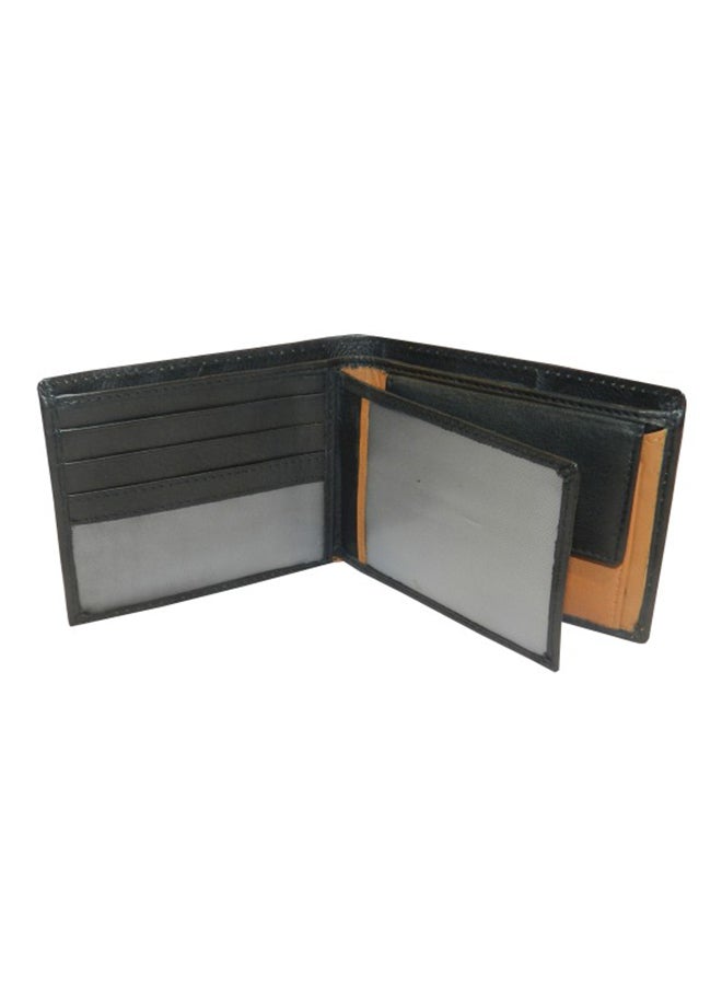 Leather Designer Wallet Black