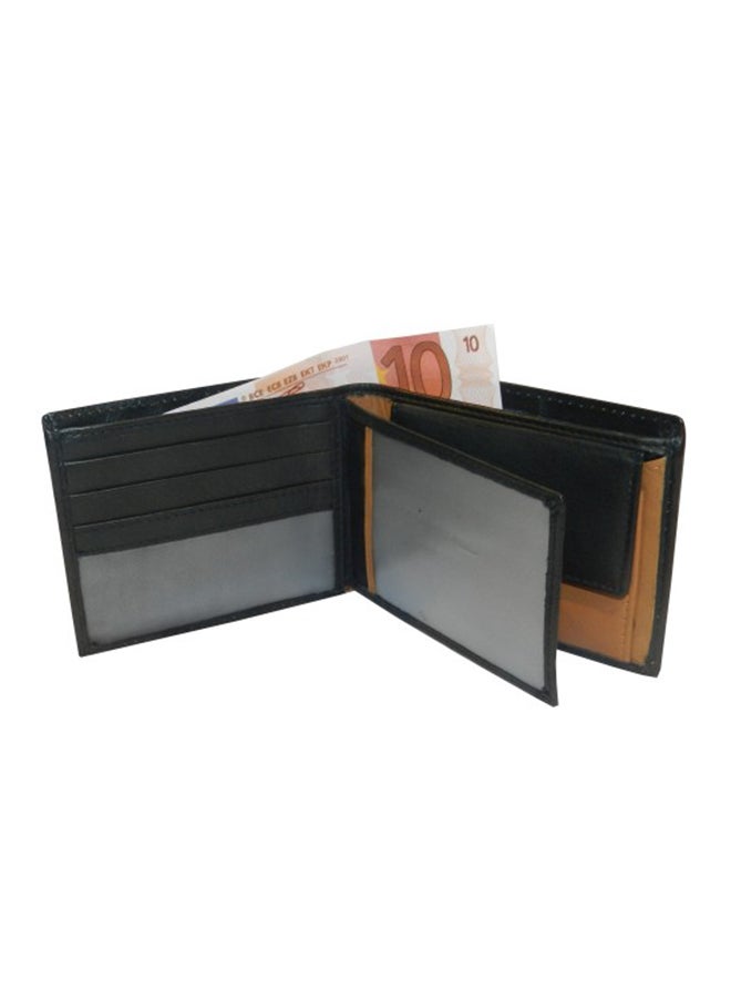 Leather Designer Wallet Black