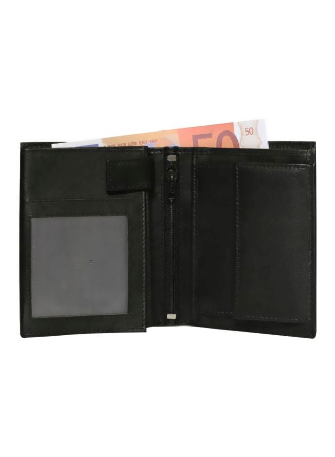 Bi-Fold Men's Leather Wallet Black