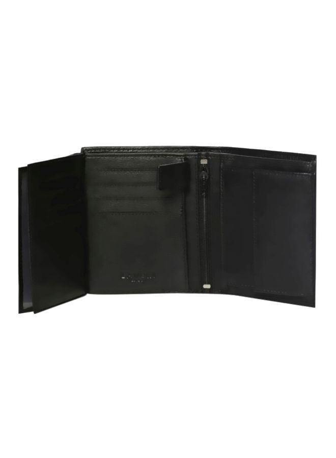 Bi-Fold Men's Leather Wallet Black