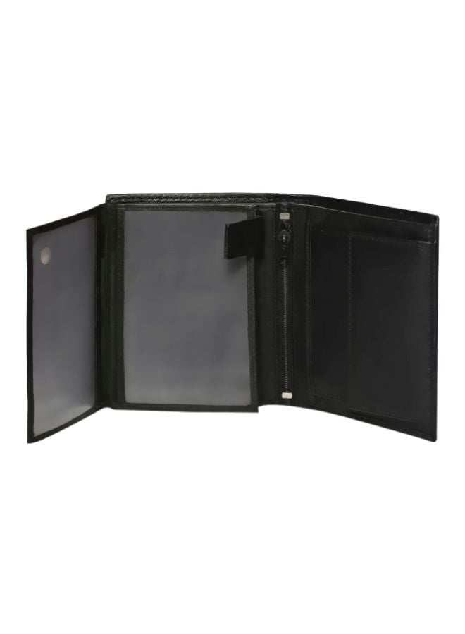 Bi-Fold Men's Leather Wallet Black