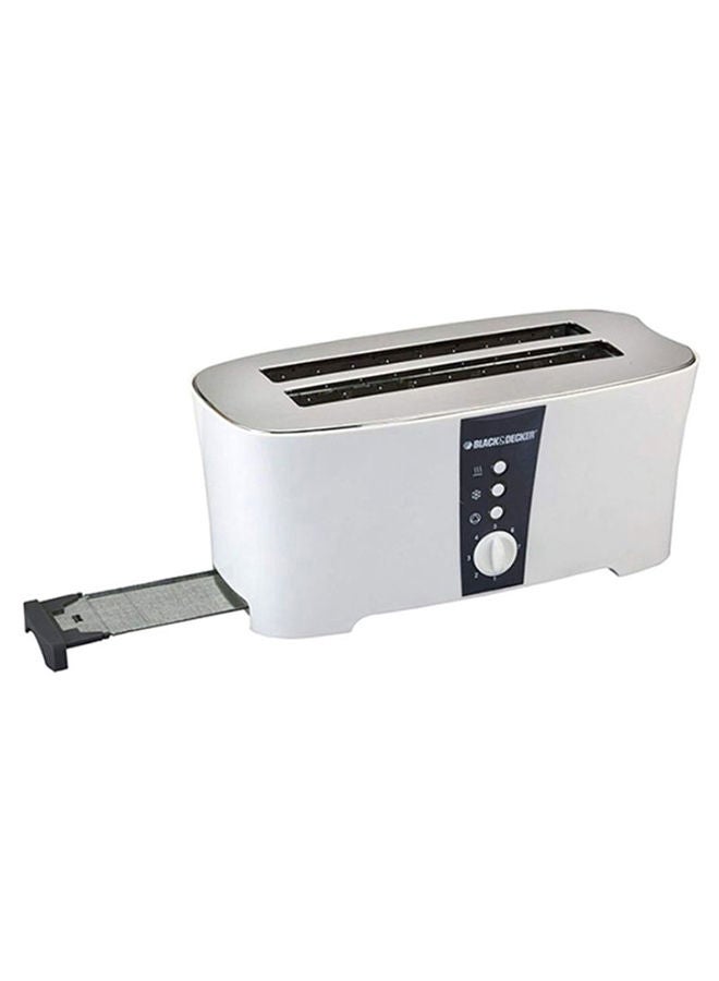 4-Slice Electric Toaster 1350 W ET124 White/Black/Silver