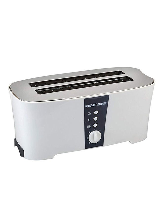 4-Slice Electric Toaster 1350 W ET124 White/Black/Silver