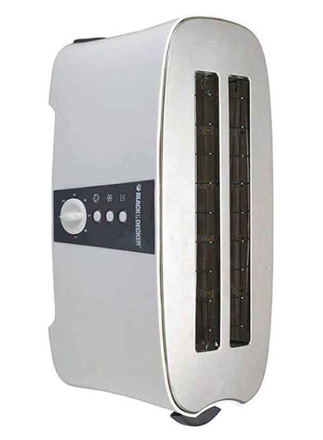 4-Slice Electric Toaster 1350 W ET124 White/Black/Silver