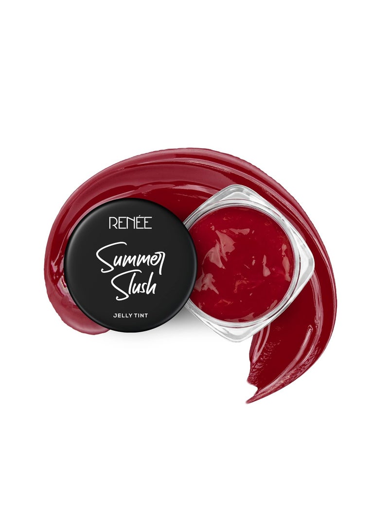 RENEE Summer Slush Jelly Tint Juicy Strawberry For Lips Cheeks Enriched with Natural Fruit Extracts