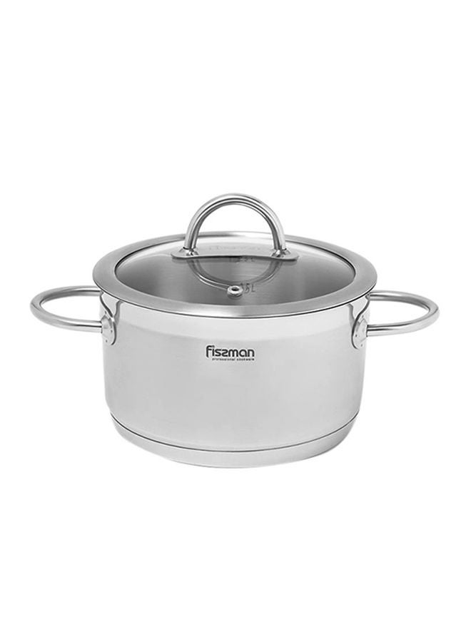 Benjamin Stainless Steel Casserole With Lid Silver 24х14cm