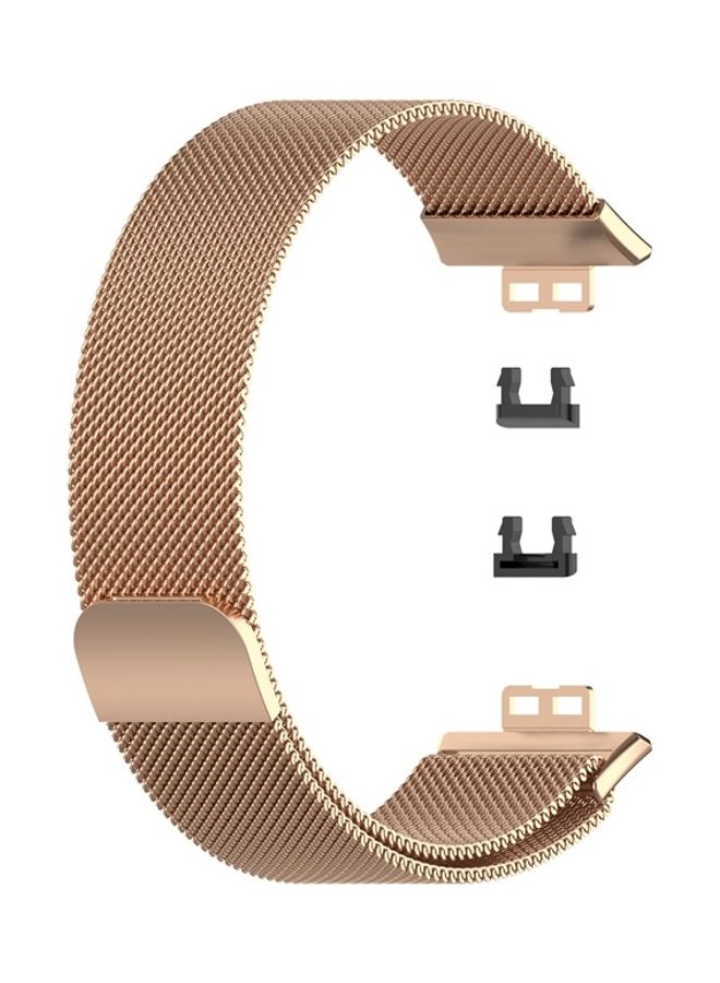 Milanese Replacement Band For Huawei Watch Fit Rose Gold