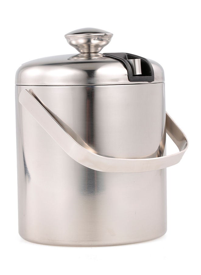 Hand Held Ice Bucket Cocktail Shaker Silver 818grams