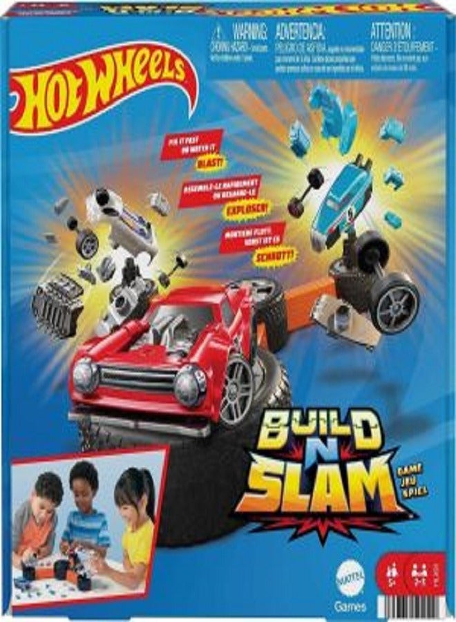 Hotwheels Build 'N Slam Game HLX91