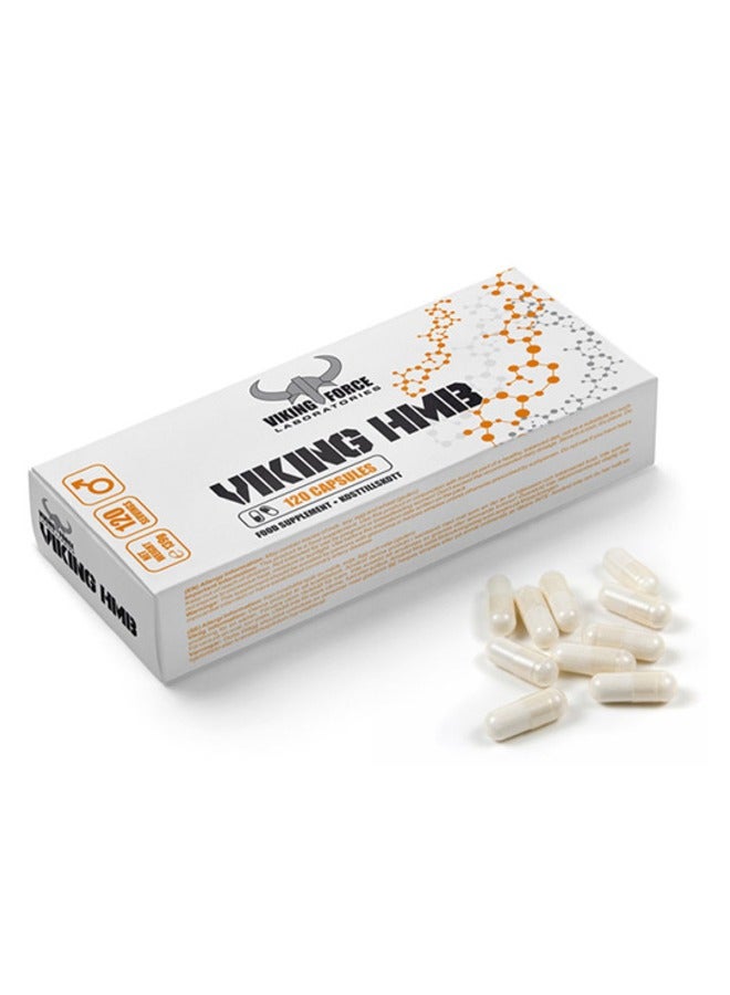 Viking HMB- 120 capsules, 139g, 1 capsule per serving, Promotes muscle mass and recovery