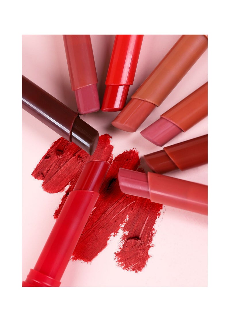 Lipstick Set Matte Liquid 8 Colors Long Lasting Waterproof for Women Highly Pigmented Velvety Nude Super Stay Soft Hydrating & Lightweight Professional Moisturizing Makeup Lips Gift Set