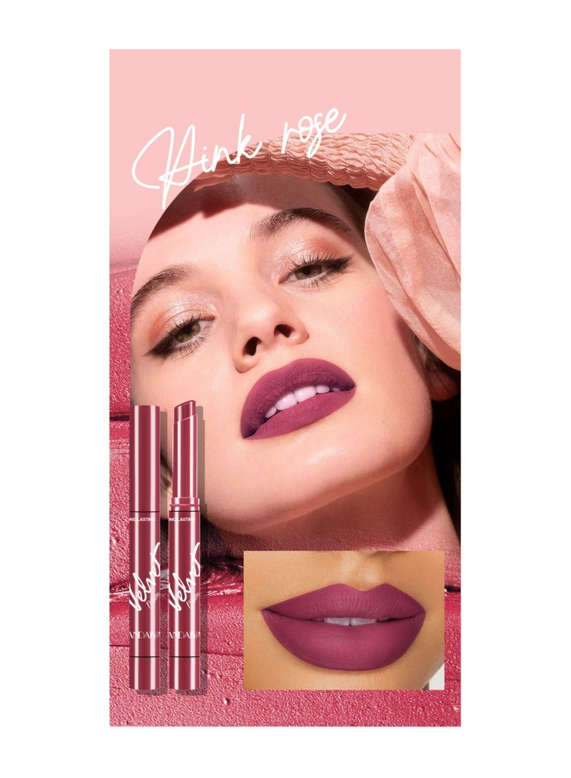 Lipstick Set Matte Liquid 8 Colors Long Lasting Waterproof for Women Highly Pigmented Velvety Nude Super Stay Soft Hydrating & Lightweight Professional Moisturizing Makeup Lips Gift Set