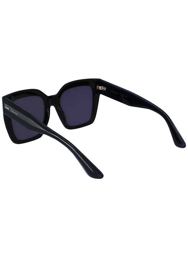 Women's Rectangular Sunglasses - CK23508S-001-5420 - Lens Size: 54 Mm