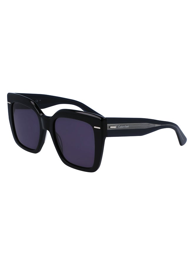 Women's Rectangular Sunglasses - CK23508S-001-5420 - Lens Size: 54 Mm