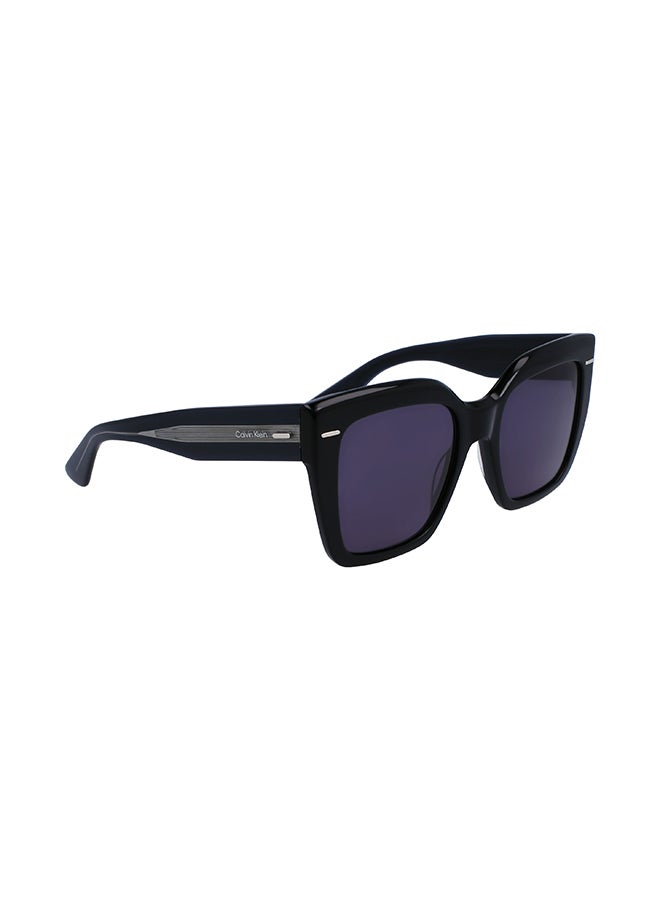 Women's Rectangular Sunglasses - CK23508S-001-5420 - Lens Size: 54 Mm