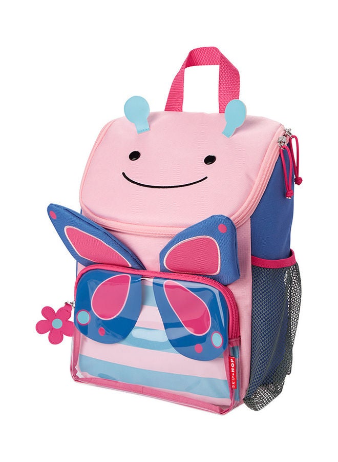 Big Kid Backpack, Zoo Kindergarten Ages 3 - 4, Butterfly