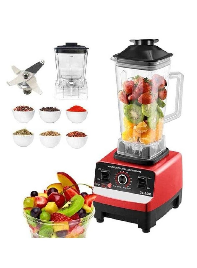 Silver Crest 4500w Heavy Duty Commercial Grade Blender With 1 Jar