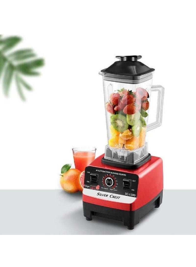 Silver Crest 4500w Heavy Duty Commercial Grade Blender With 1 Jar