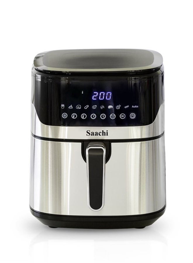 Air Fryer with Built-In Weighing Scale, Wiz Technology, 9 Pre-Set Cooking Programs, Adjustable Timer and Temperature Control 7 L 1600 W NL-AF-4788D-BK Black